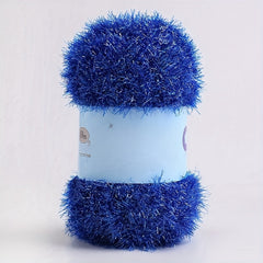 Colorful Glass Silk Wool Thread Hand-knitted Doll DIY Kit
