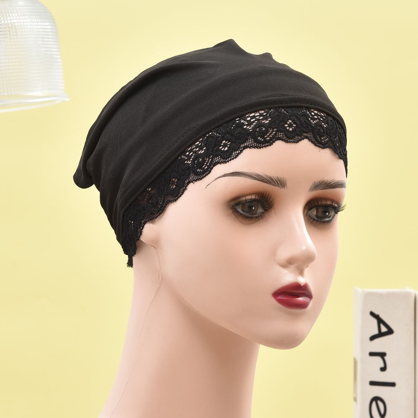 Lace Bandana Hat Thin Breathable Skullies Beanies Cap Women Chemo Cap