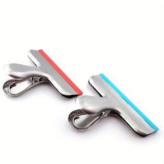 Stainless Steel Silicone Sealing Clip Ticket Clip Non-slip Strip
