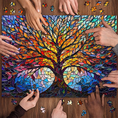 1000pcs Tree of Life Jigsaw Puzzle Adult Entertainment Ideal Gift