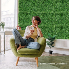 Artificial Grass Wall Panels 6pcs 25 4 X 25 4 Cm Boxwood Wall Panels