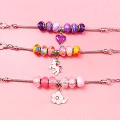 DIY Bracelet & Necklace Craft Kit - Beads Charms Bracelets Supplies