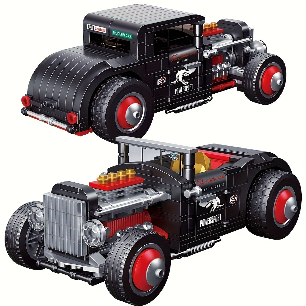 Mesiondy Classic Car Block Kit - DIY Assembly Vintage Collection Toy