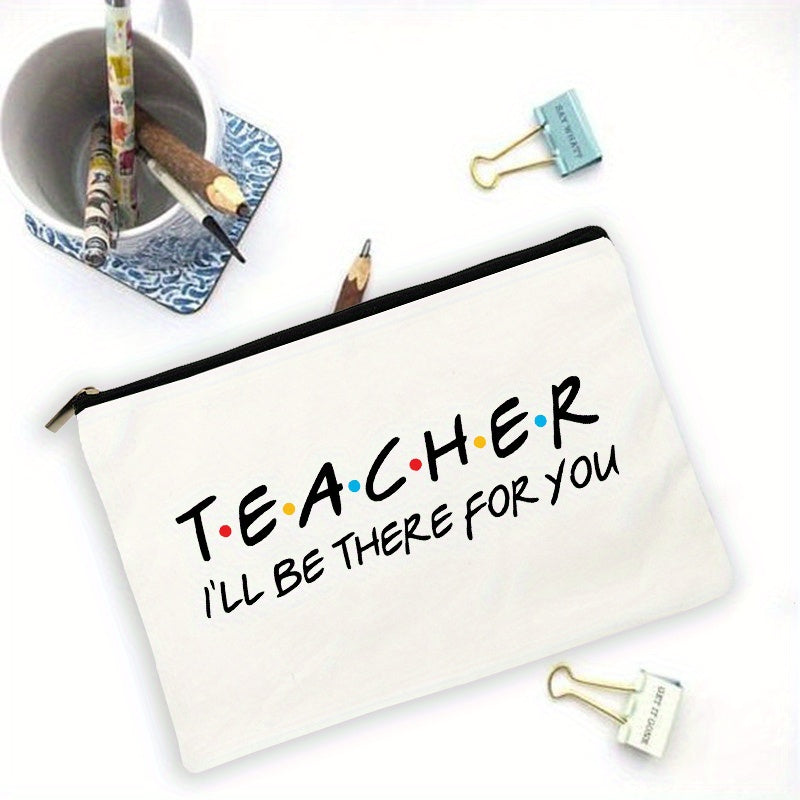 Teacher Travel Wash Pouch Roomy Pencil Case