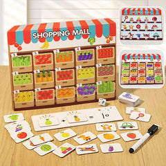 Kids' Fun Fruit Shopping Mall Counting & Calculation Game Educational Puzzle Toy