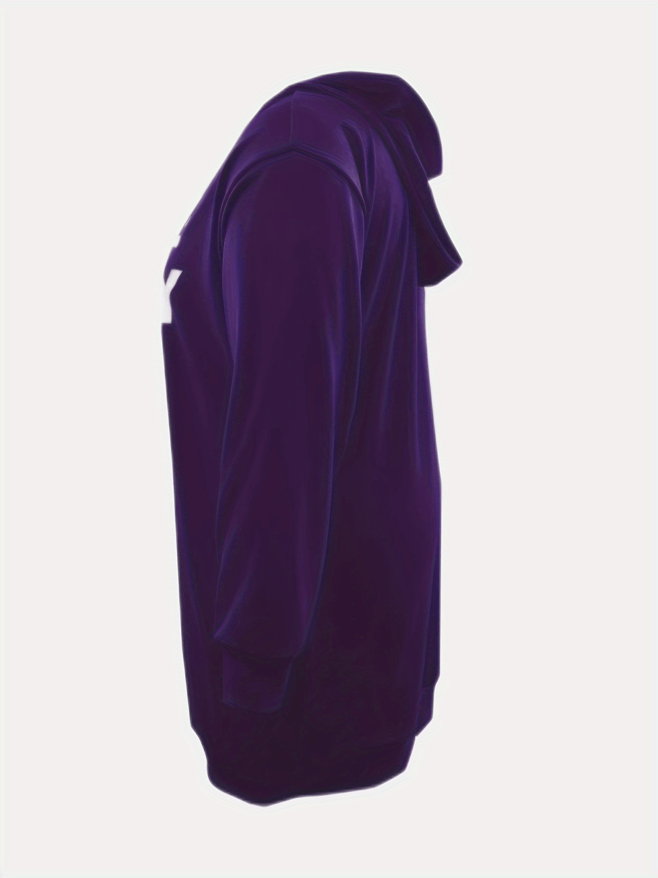  Letter Print Long Sleeve Hoodie Dress