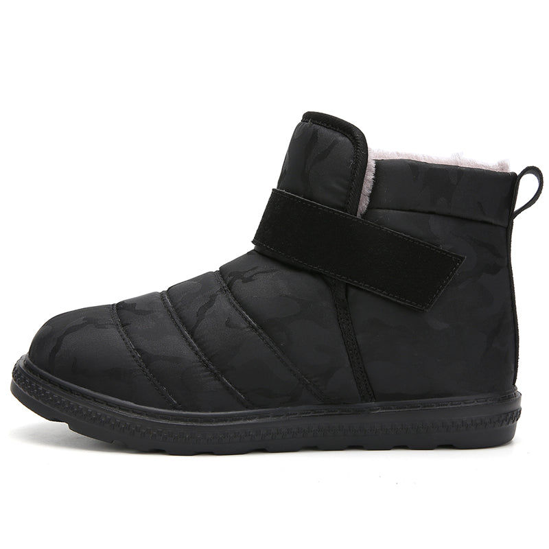 Women's Waterproof Snow Boots Outdoor Ankle High Hook And Loop Snow Boots