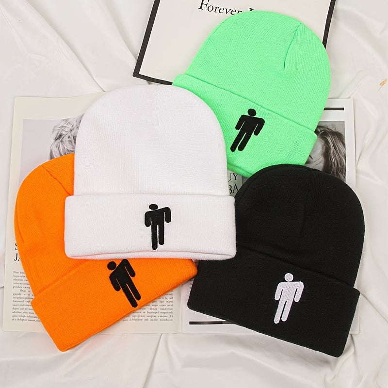 Men's Winter Knit Cuff Beanie Hat Hip Hop Warm Cap Ski Casual