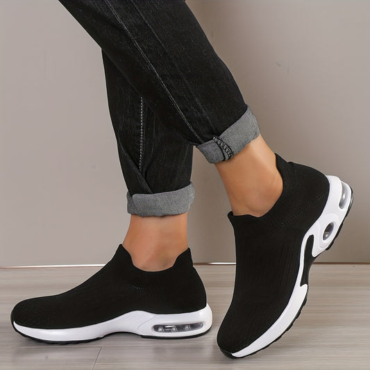 Women's Running Shoes Slip On Air Cushion Breathable Dance Shoes