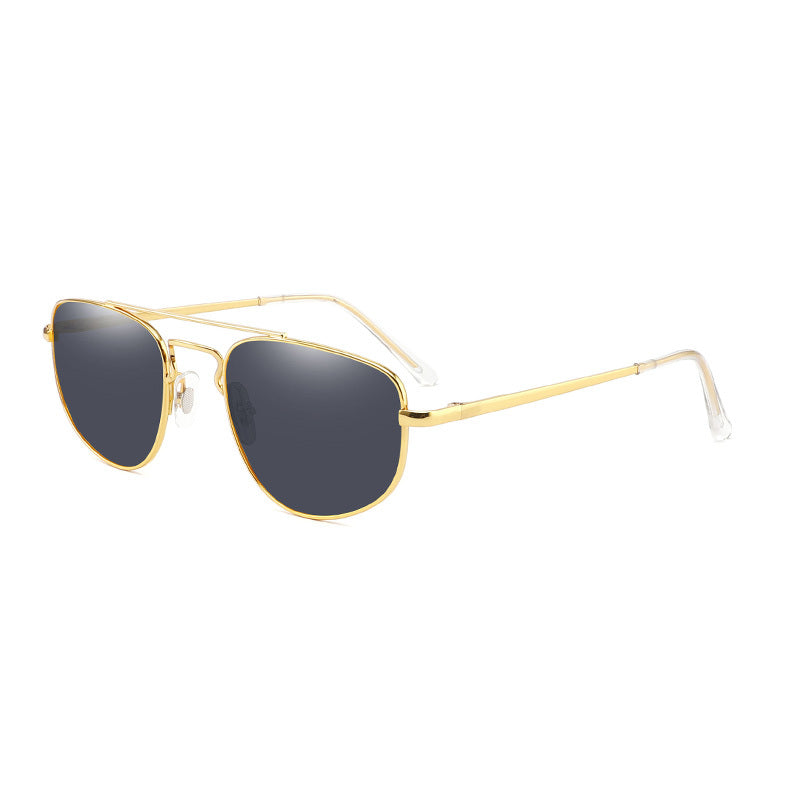 Vintage Aviator Sunglasses Metal Temple Unisex Shades