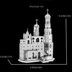 Ivan Cathedral 3D Puzzle Stainless Steel Model