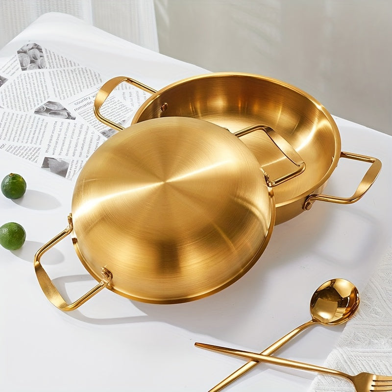 Stainless Steel Noodle Pot for Seafood & Hot Pot, 2 Ear Soup Pot