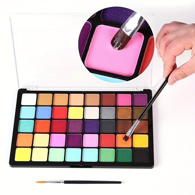 40 Water Soluble Matte Body Paint Pigment for Adults Halloween Christmas