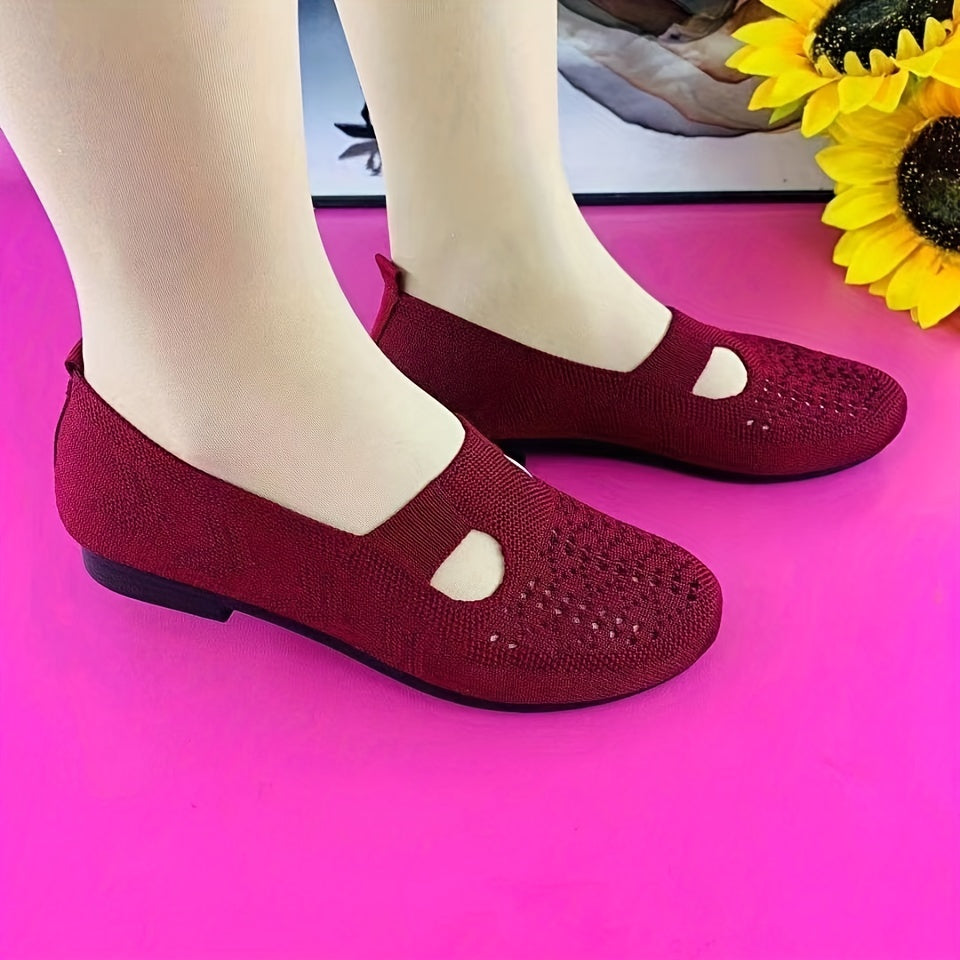 Women's Casual Mesh Walking Shoes Lightweight Sport Flat Shoes