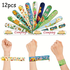 Camping Party Set Slap Bracelets Birthday Party Supplies