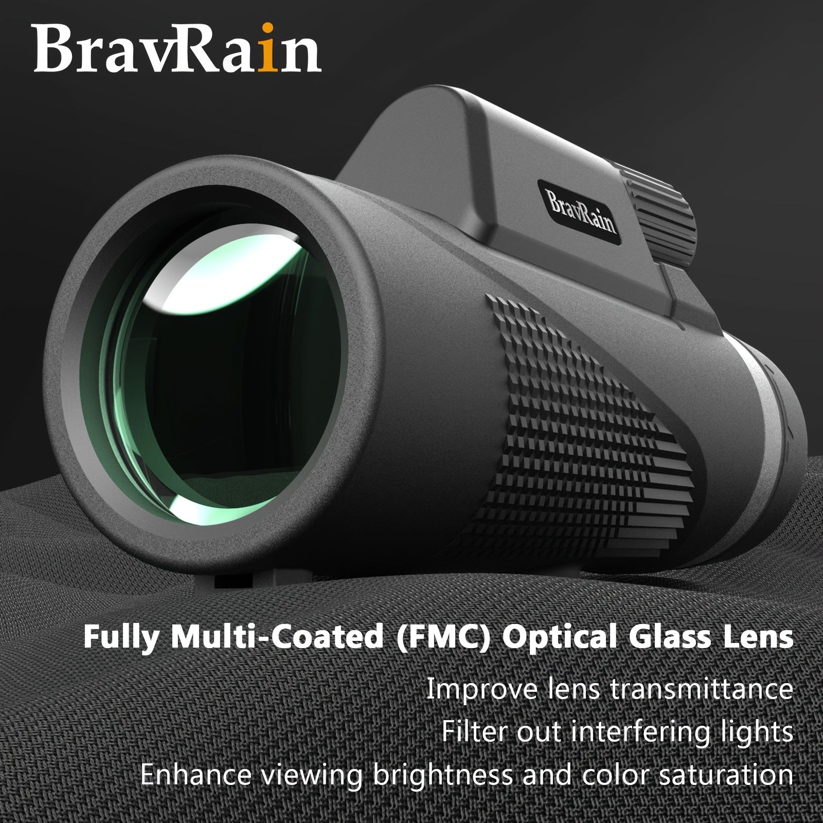 12x50 HD Monocular BAK4 Prism Coated Telescope for Bird Watching