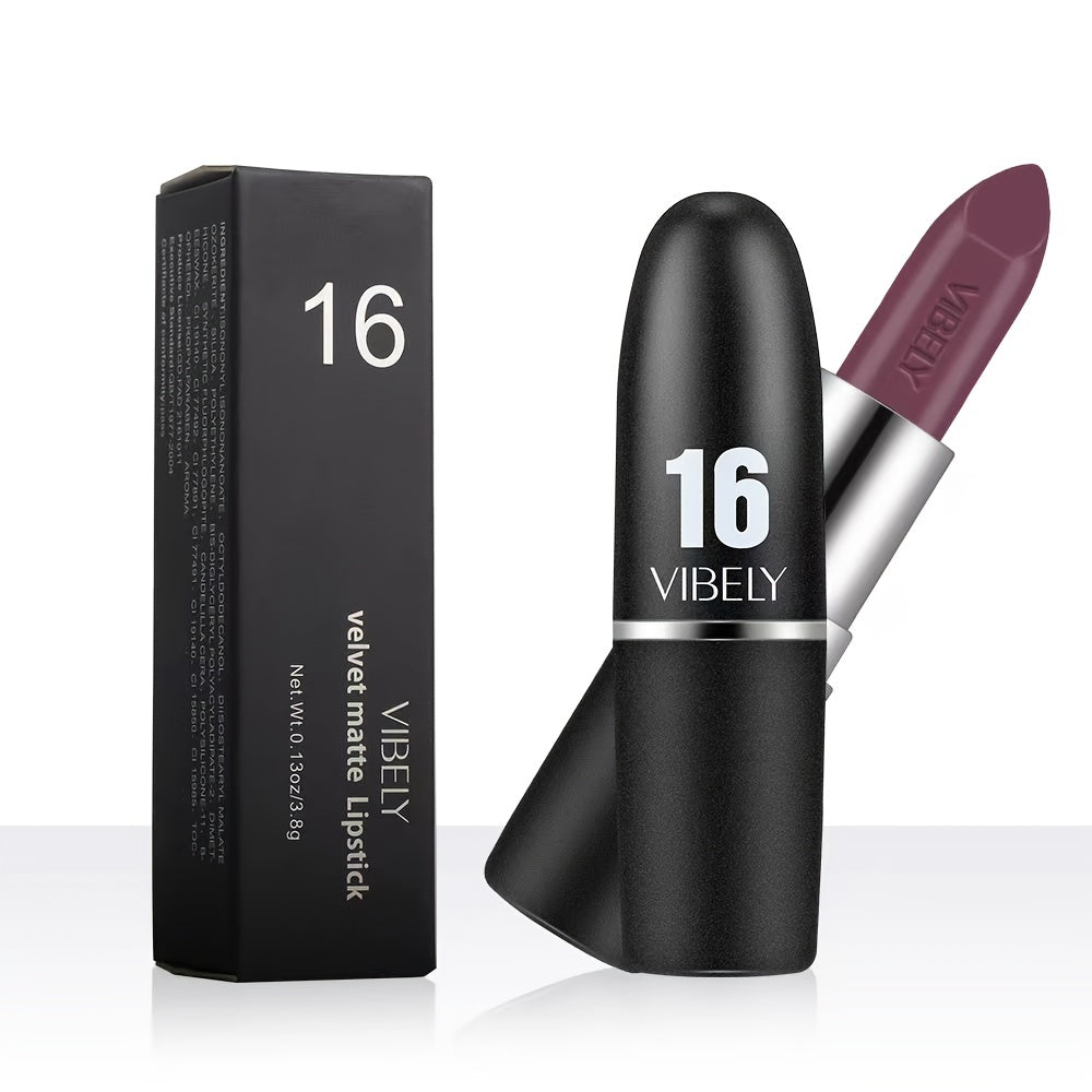 VIBELY Matte Lipstick Long Lasting Non Fading Formula