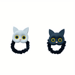Cartoon Cat Hair Tie Sweet Animal Hair Rope Ponytail Holder