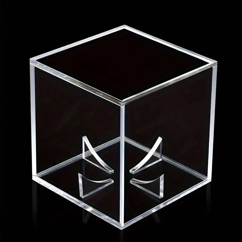 Baseball Display Case UV Protective Acrylic Cube Holder Clear Box