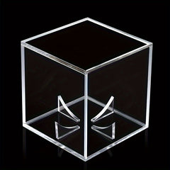 Baseball Display Case UV Protective Acrylic Cube Holder Clear Box