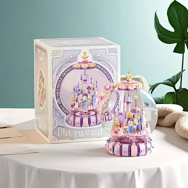 Rotating Castle Building Blocks Set