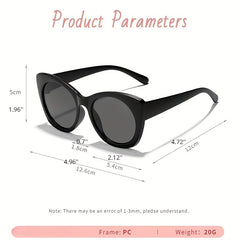 Girl's Cat Eye Frame Sun Protection Sunglasses Decorative Accessory