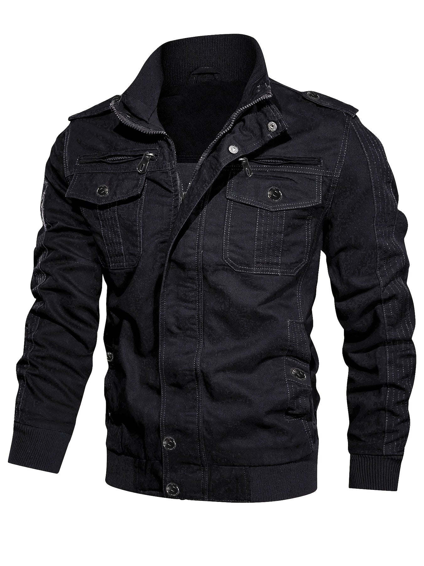 Men's Military Jacket Casual Outwear Lightweight Spring Falls