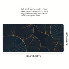 Large Gaming Mouse Pad With Rubber Base 35.4in X 15.7in