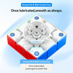 GanCube GAN356m E 3x3 Magnetic Speed Cube Stickerless Educational Puzzle Toy