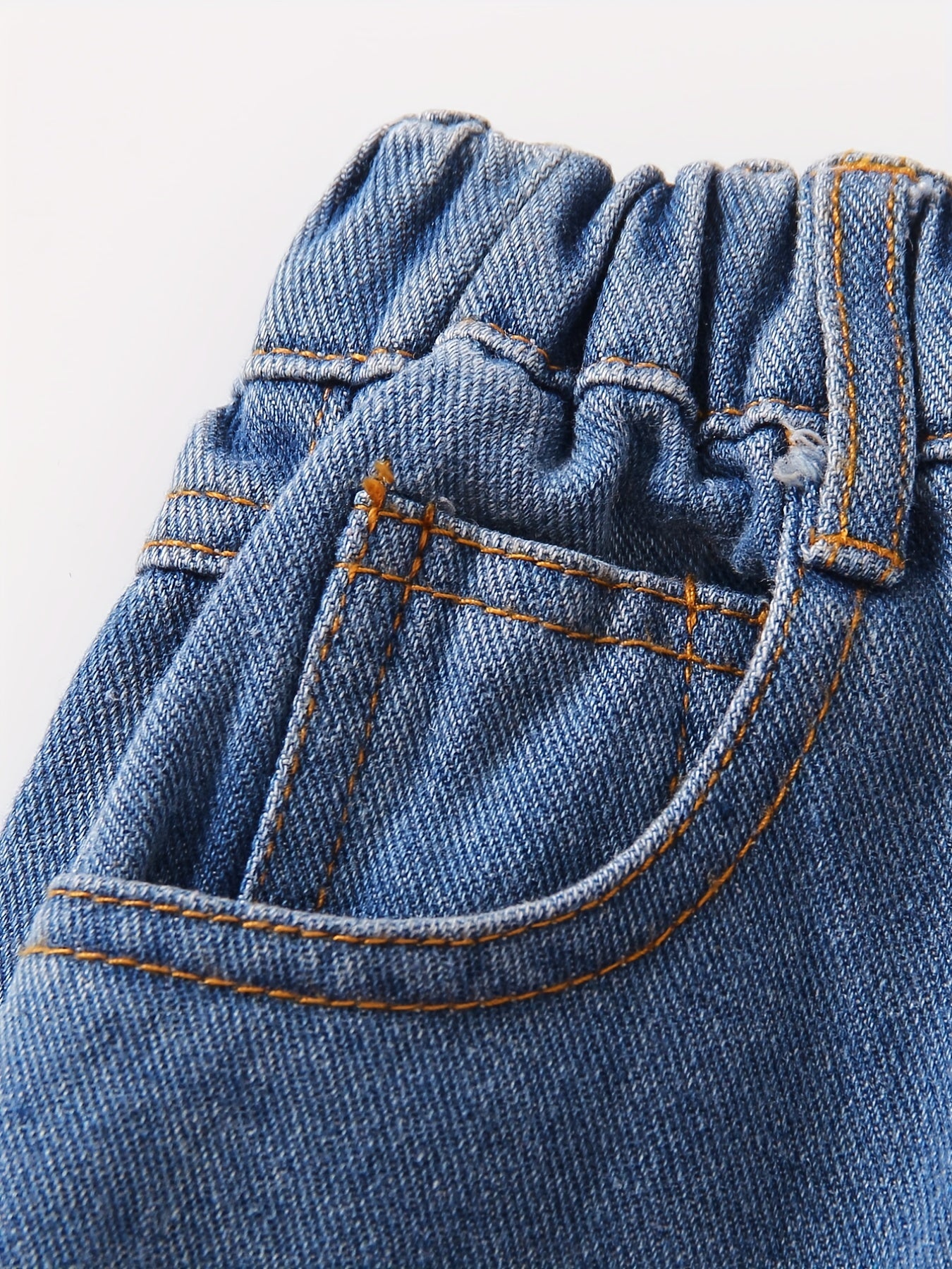 Girls' Flare Leg Butterfly Embroidered Jeans