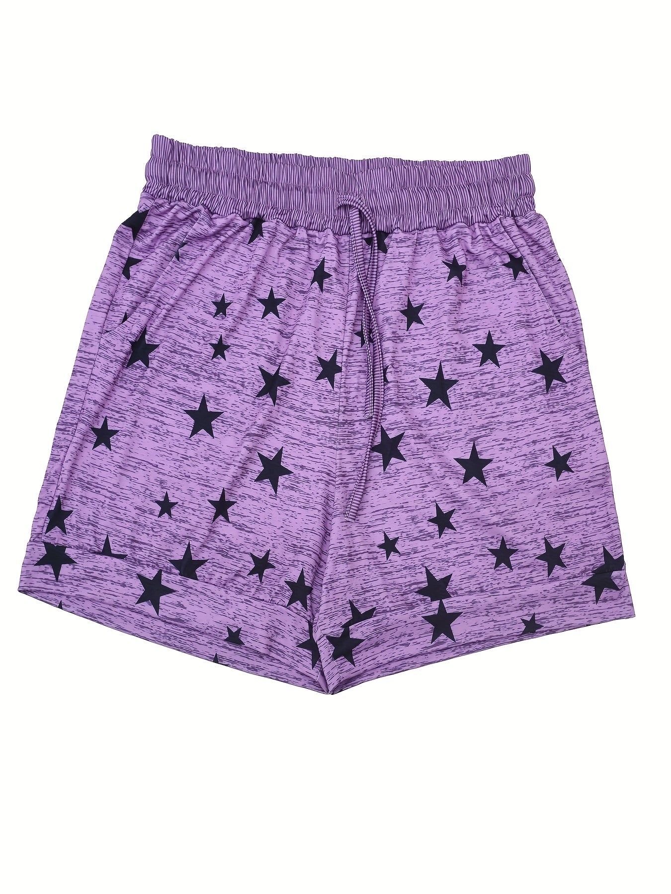 Women's Plus Star Print Drawstring Leggings