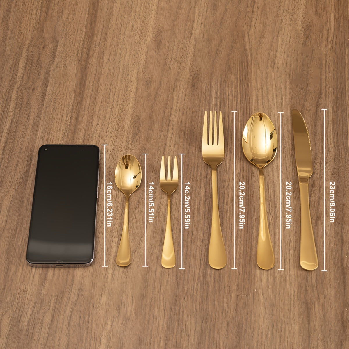 High Stainless Steel Cutlery Set Mirror Polished Fork Spoon Dishwasher Safe