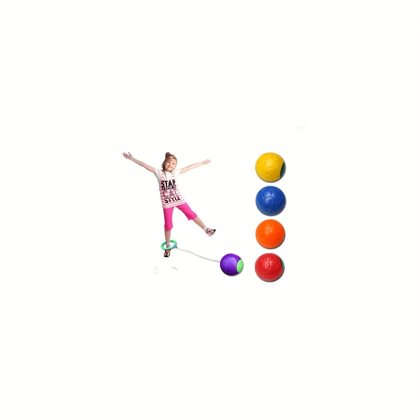 Children's Fitness Swing Ball Single Footed Ball