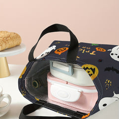 Halloween Lunch Bag Insulated Bento Camping & Picnic Ice Food Bag