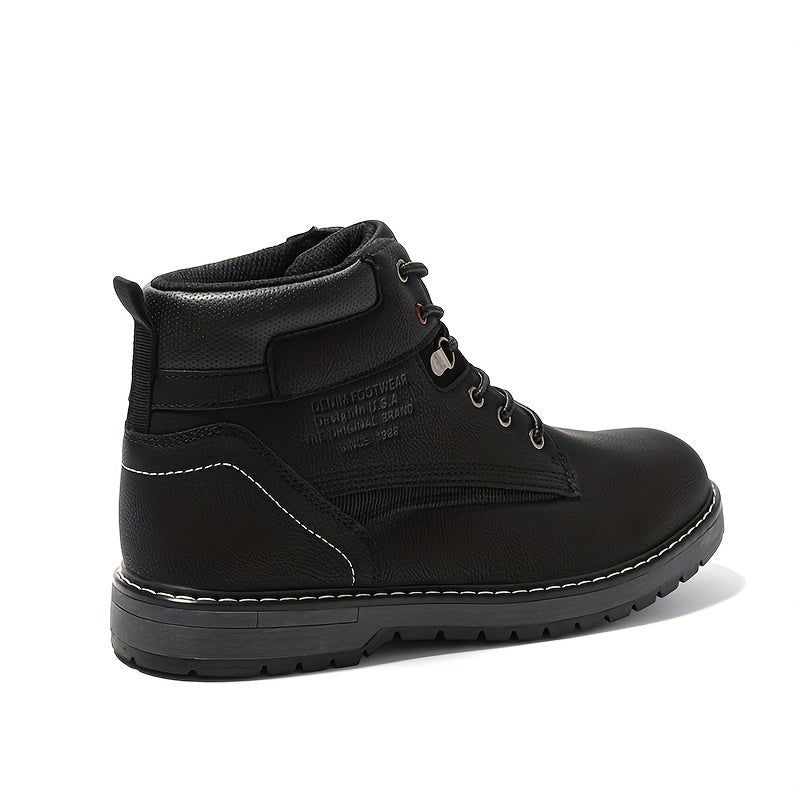 Men's Waterproof Hiking Boots Anti-Skid Lace-Up Shoes
