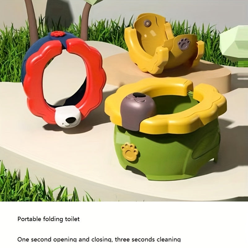 Portable Potty For Toddler Foldable Travel Potty Kids Toilet