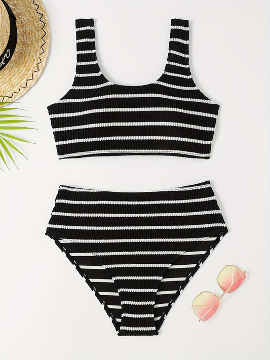 Girls Dinosaur Print Tankini Swimsuit Set