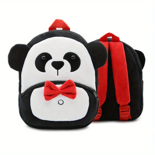 Durable Baby Bags Plush Kid Backpack Engineering Car SchoolBags