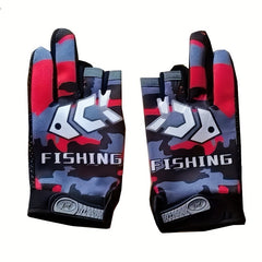 Anti Slip Breathable Half Finger Gloves for Cycling/Fishing