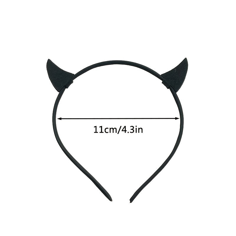 Glitter Devil Horns Headband Christmas Cosplay Costume