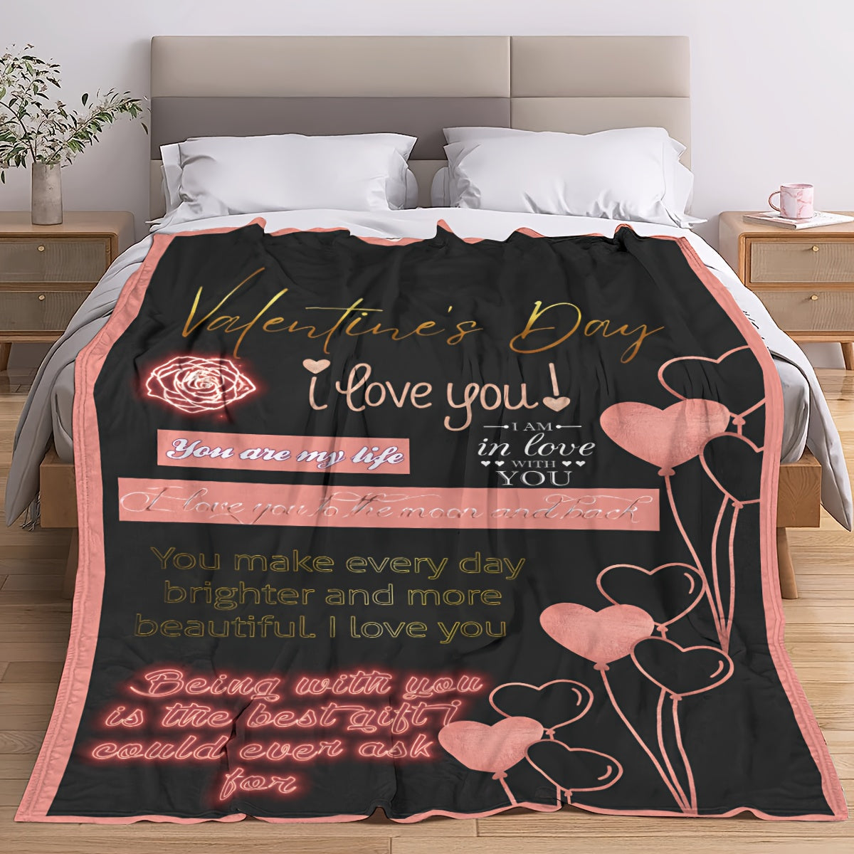 Soft Flannel Blanket for Couples Sofa Bed Camping