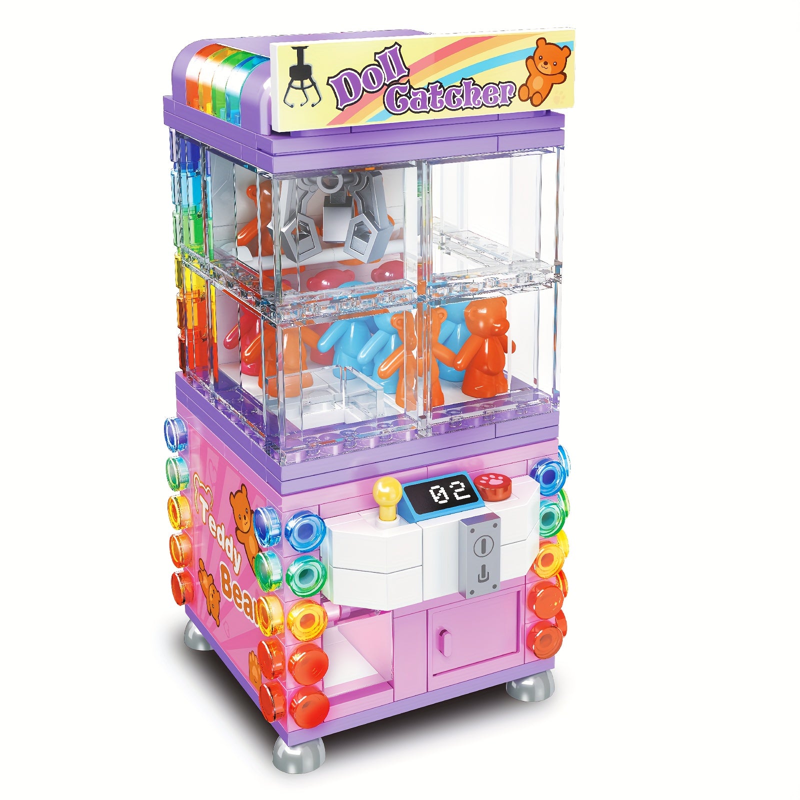 270pcs Candy Popcorn & Twist Egg Machine Building Blocks Toy