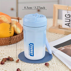 Stainless Steel Magnetic Tea Cup 380ML Gradient Insulated Water Bottle