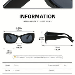 Butterfly Sunglasses Gradient Lens Wide Temple UV400