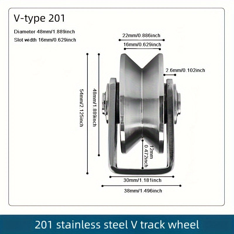 Stainless Steel Bearing Pulley Wire Rope Lifting Pulley Ring U V H Type