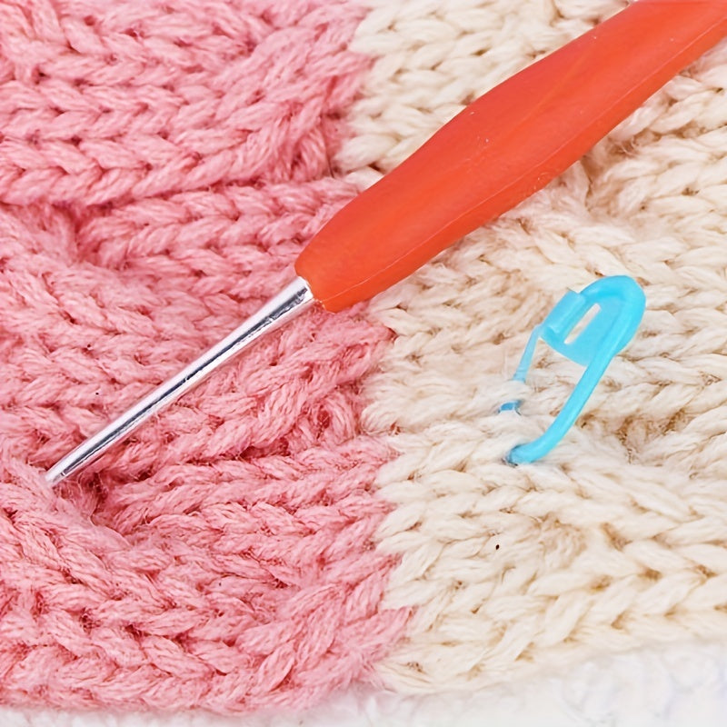 100 200pcs Mini Knitting Crochet Marker Safety Locking Stitch Markers Multicolor