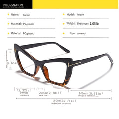 Vintage Cat Eye Glasses Women Spectacle Frame Eyeglasses