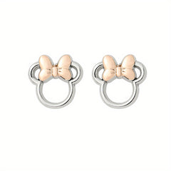 Mouse Charm Bowknot Earrings Jewelry Accessories