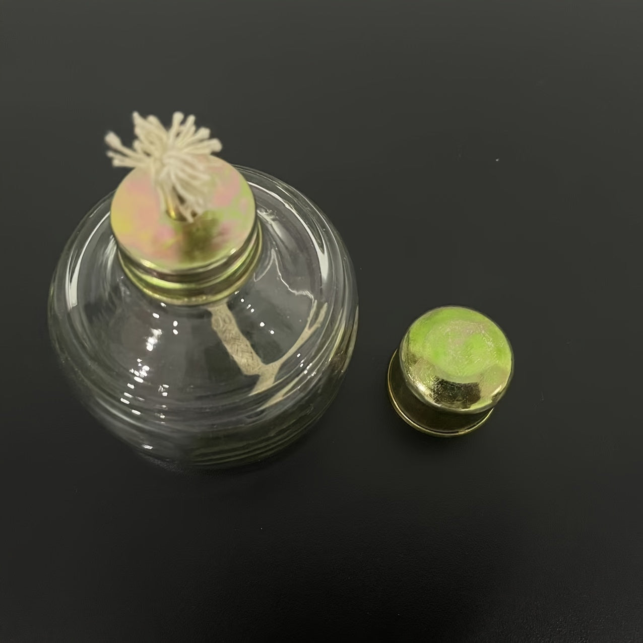 Dental Alcohol Lamp Glass Alcohol Burner Lamp 125ml
