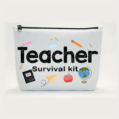 Teacher Survival Kit Makeup Bag - Perfect Teacher Appreciation Gift